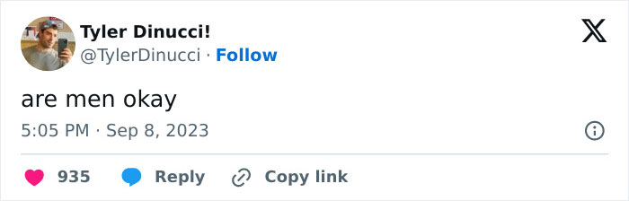 &ldquo;Are Men OK?&rdquo;: Men Answer A Poll About What Makes Them Most Uncomfortable, Results Go Viral On X