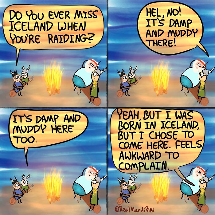 My 31 Comics About An Over-Possessive Mom Who Joins Her Son On A Viking Raid