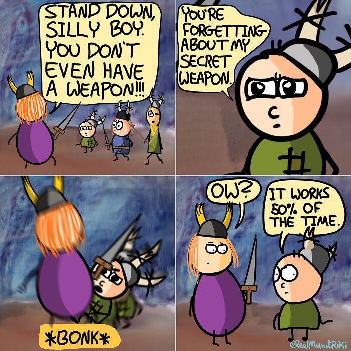 My 31 Comics About An Over-Possessive Mom Who Joins Her Son On A Viking Raid