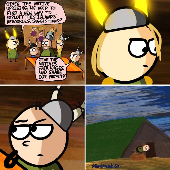 My 31 Comics About An Over-Possessive Mom Who Joins Her Son On A Viking Raid