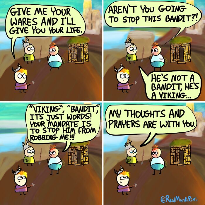 My 31 Comics About An Over-Possessive Mom Who Joins Her Son On A Viking Raid