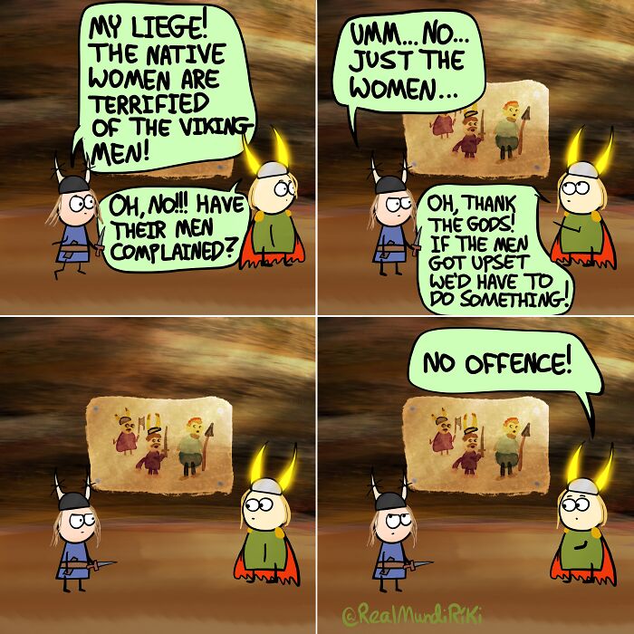 My 31 Comics About An Over-Possessive Mom Who Joins Her Son On A Viking Raid