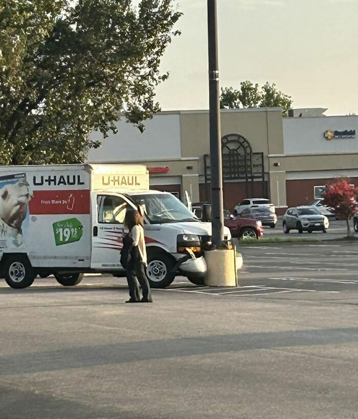 Pole Came Out Of Nowhere