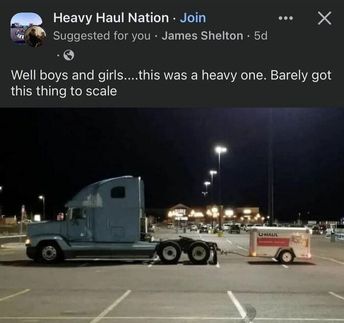 Better Hope That Wagon Has Brakes