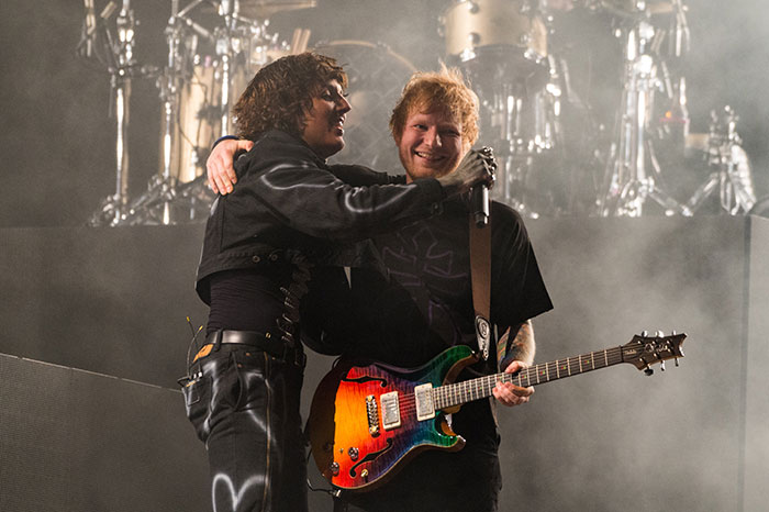 Ed Sheeran And Oli Sykes
