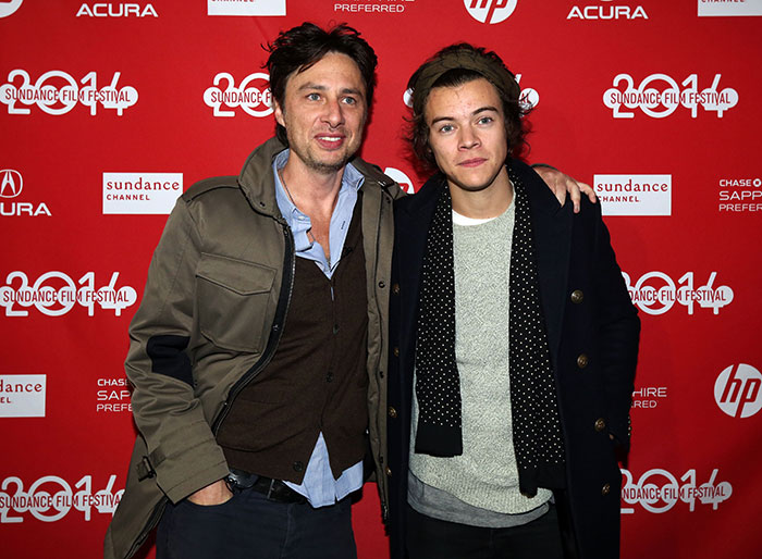 Zach Braff And Harry Styles