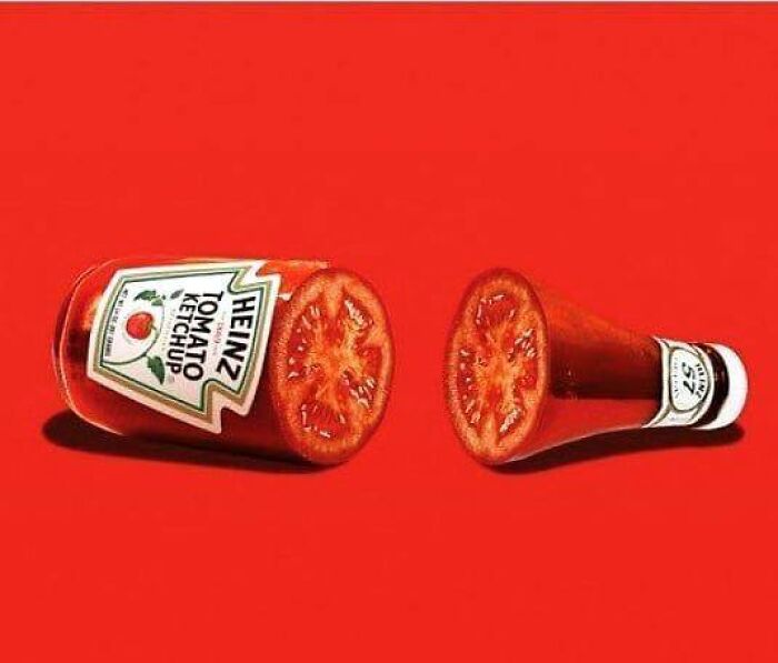 Heinz Ketchup Brand Showing Its Naturalness