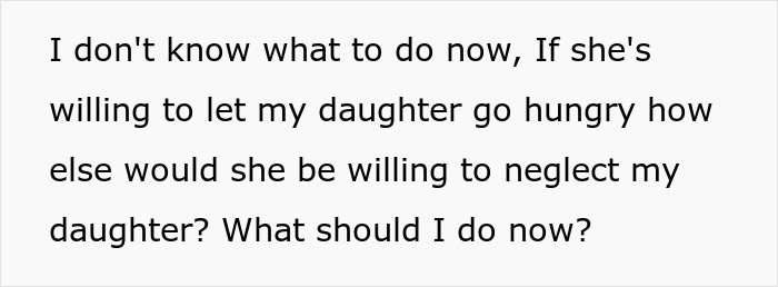 Man Discovers Wife Purposefully Cooks Meals Daughter Won&rsquo;t Eat, Decides On Divorce