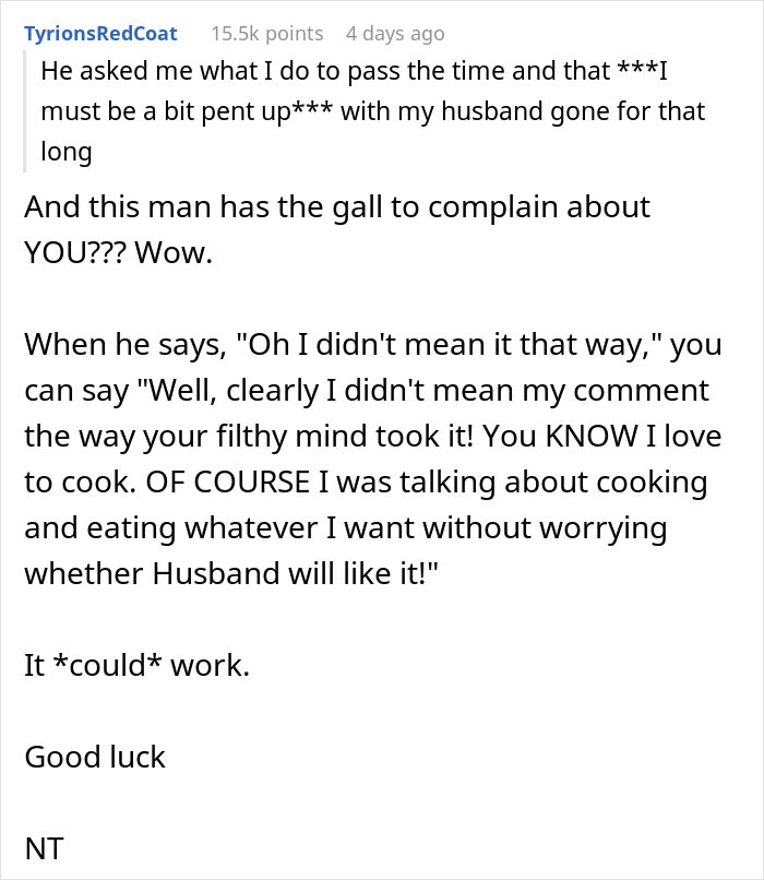 Man Implies Woman Colleague Is &ldquo;Pent Up&rdquo; At Home With Husband Gone, Doesn&rsquo;t Expect Her Response