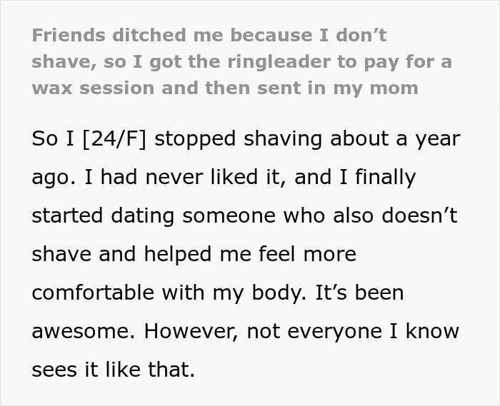 Bachelorette Party Excludes One Woman Because She Refuses To Shave, Bride-to-be Receives Revenge