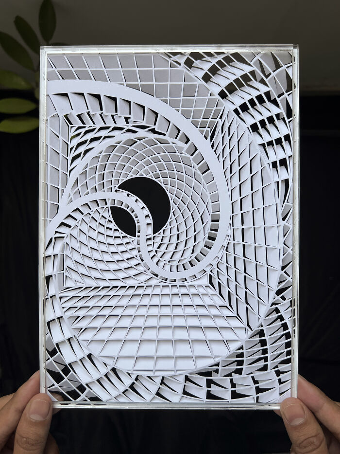 I Cut And Fold Paper To Make Perspective