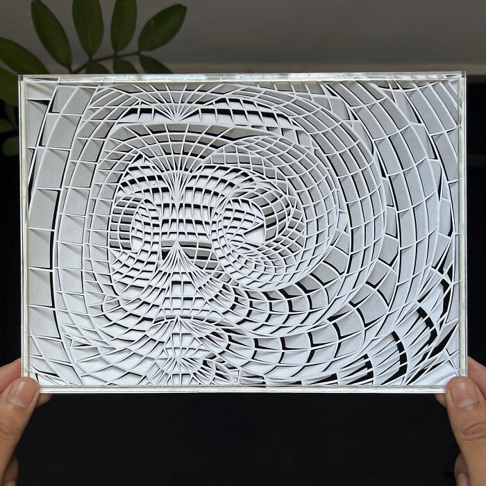 I Cut And Fold Paper To Make Perspective