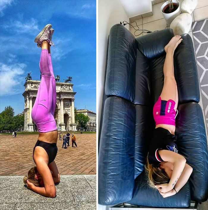 This Couple Is Entertaining The Internet By Imitating Photos Of Celebrities And Models