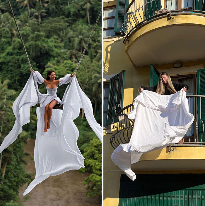 This Couple Is Entertaining The Internet By Imitating Photos Of Celebrities And Models