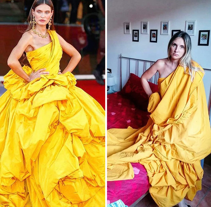 This Couple Is Entertaining The Internet By Imitating Photos Of Celebrities And Models