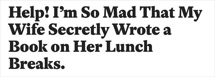 Man Gets Dragged Back To Earth After Venting Over Wife Writing $100K-Earning Novel In Secret