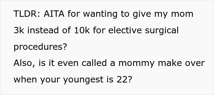 Mom Expects Daughter To Pay For Her Plastic Surgery, Tries Gaslighting Her After Being Told 'No'