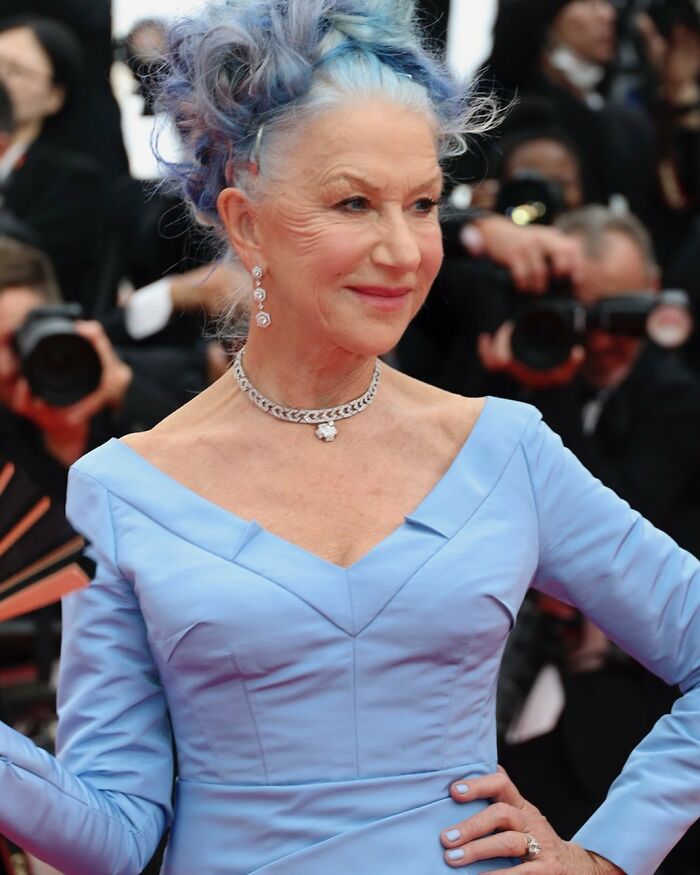 Helen Mirren And Andie MacDowell Stun At Paris Fashion Week While Flaunting Natural Hair