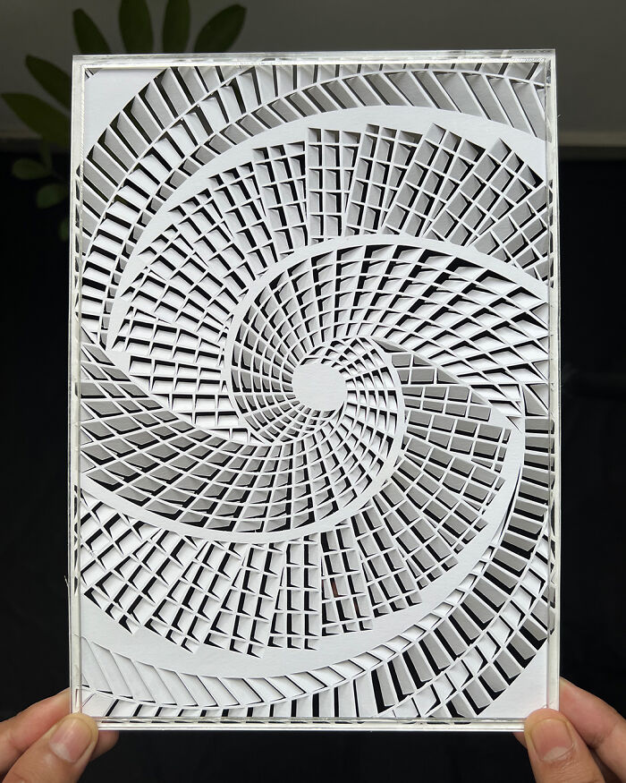 I Cut And Fold Paper To Make Perspective