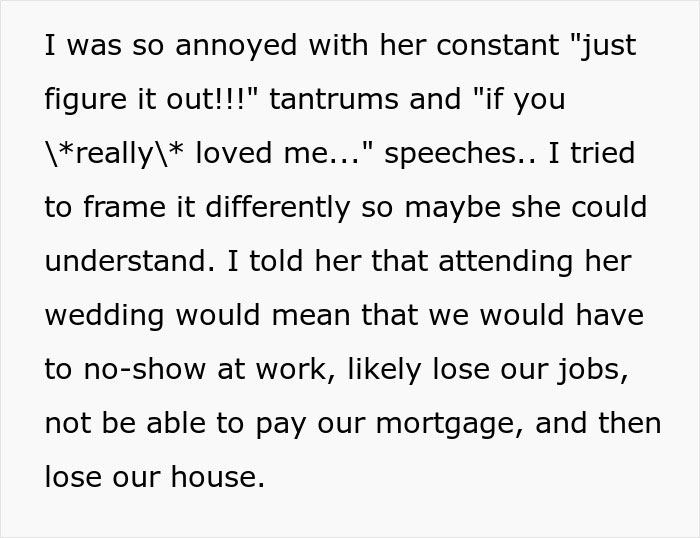 Couple Refuse To Pay $3-4K To Attend Destination Wedding, Bride Goes No-Contact Couple Refuse To Pay $3-4K To Attend Destination Wedding, Bride Goes No-Contact