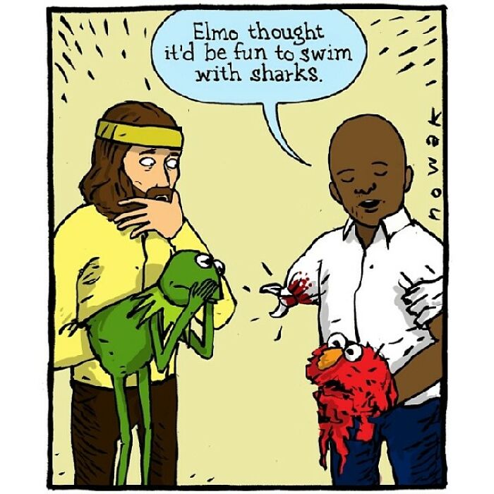 Here Are 50 Silly New Single-Panel Illustrations By Joseph Nowak