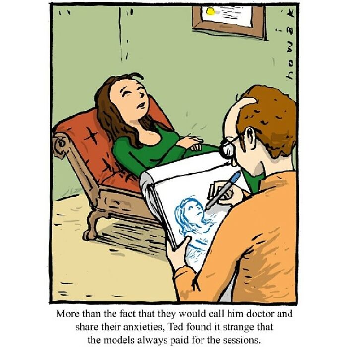 Here Are 50 Silly New Single-Panel Illustrations By Joseph Nowak