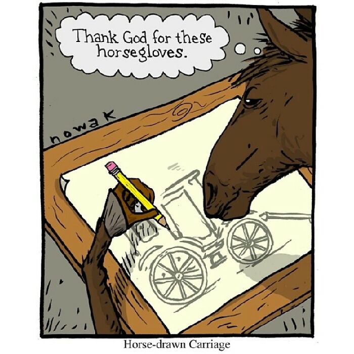 Here Are 50 Silly New Single-Panel Illustrations By Joseph Nowak