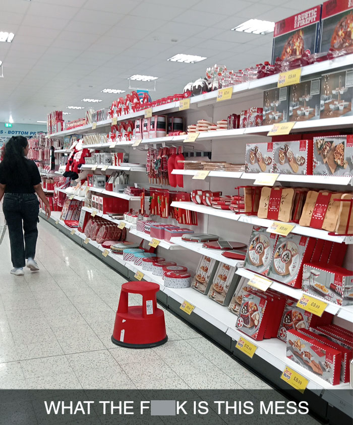 Christmas Stuff Being Sold In August. Bearing In Mind, The Only Thing They Have For Halloween Is A God Costume