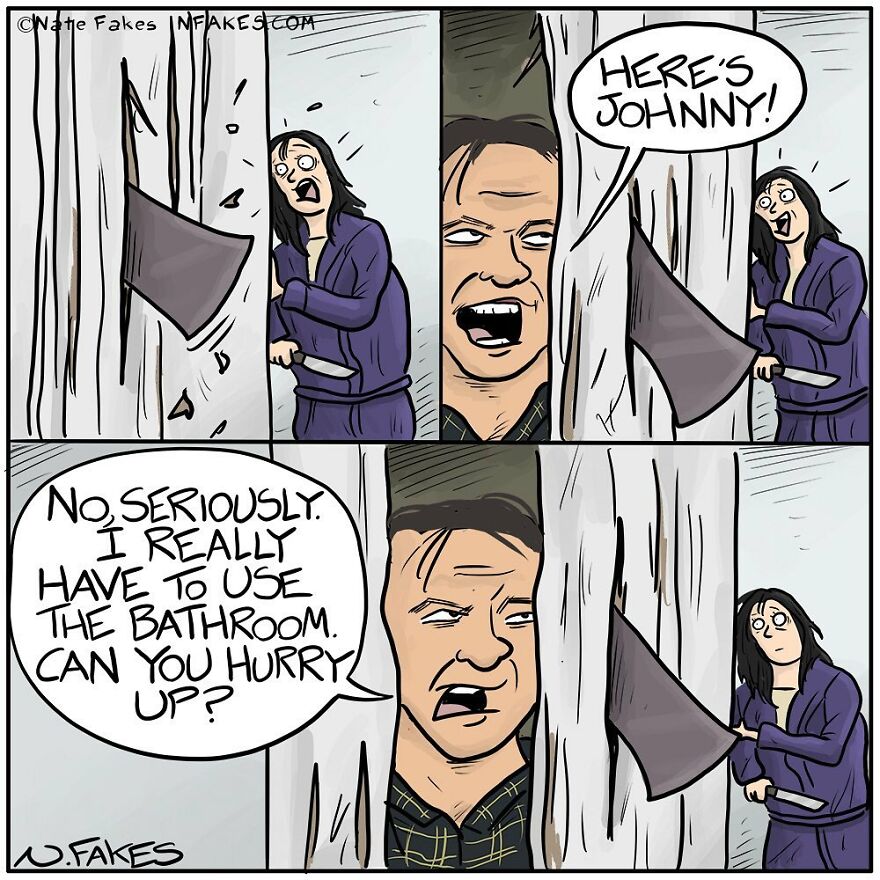 This Artist Can Tell A Joke In A Single Panel, Here Are His Best Works About Halloween (55 Pics)