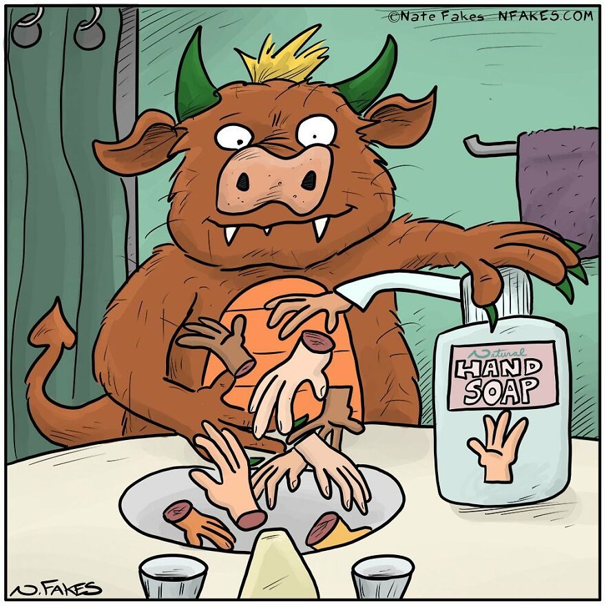 This Artist Can Tell A Joke In A Single Panel, Here Are His Best Works About Halloween (55 Pics)