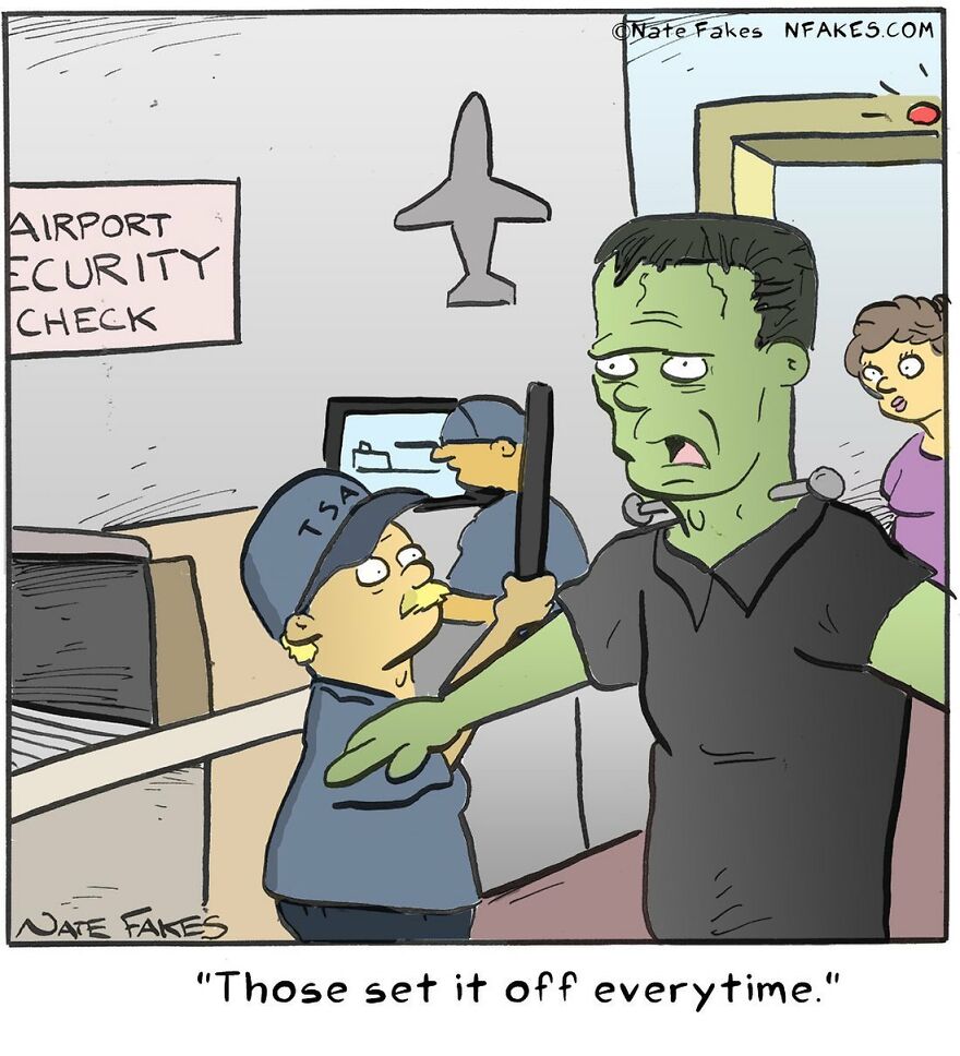 This Artist Can Tell A Joke In A Single Panel, Here Are His Best Works About Halloween (55 Pics)