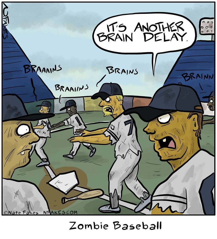 This Artist Can Tell A Joke In A Single Panel, Here Are His Best Works About Halloween (55 Pics)