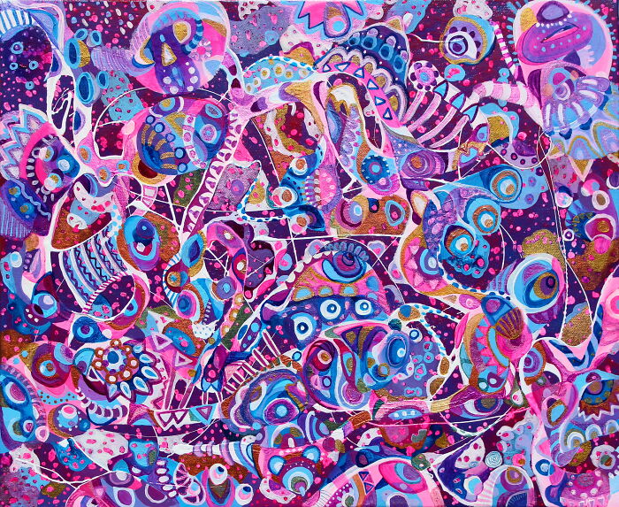 This One Took Me One Week To Paint. I Like To Paint Subconsciously