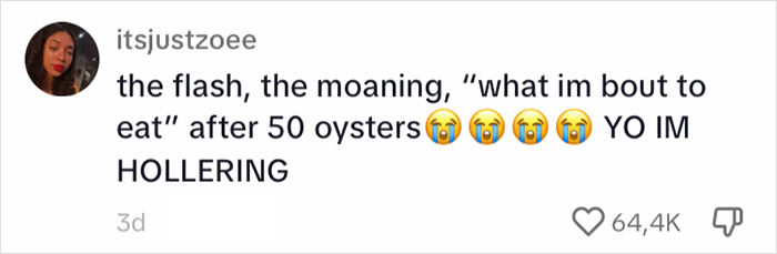 Internet Sides With A Man Who Sneaked Out On A Date Who Ate 48 Oysters As An Appetizer