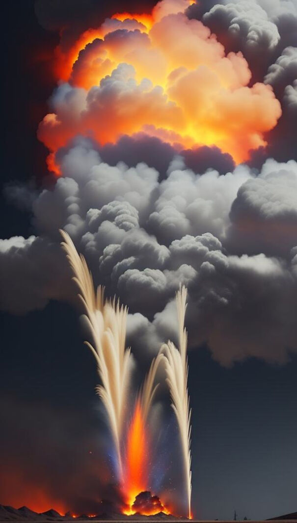 Hiding In Fire And Explosions, Vladmir Putin