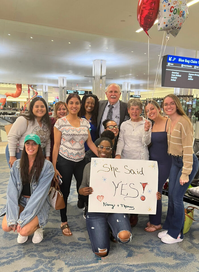 Heartwarming Story Of High School Sweethearts Reunited At The Airport After Sixty Years Apart