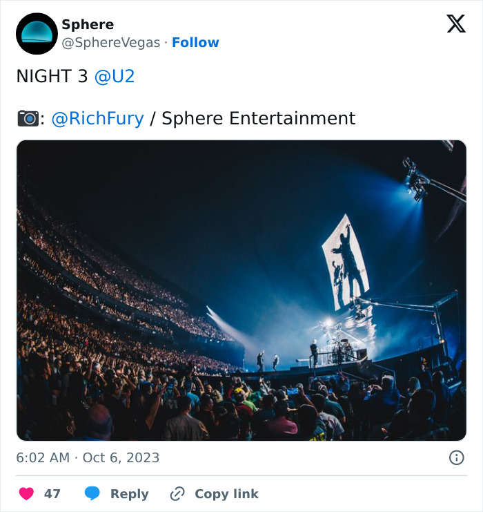 Multi-Billion Dollar Sphere Opens Its Doors In Las Vegas, People Call It "Dystopian"