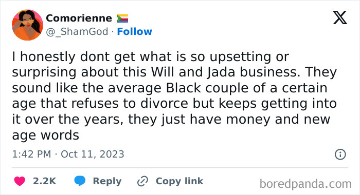 “Chris Rock Was Slapped For Nothing”: Fans React To Jada Pinkett And Will Smith's Separation “Chris Rock Was Slapped For Nothing”: Fans React To Jada Pinkett And Will Smith's Separation