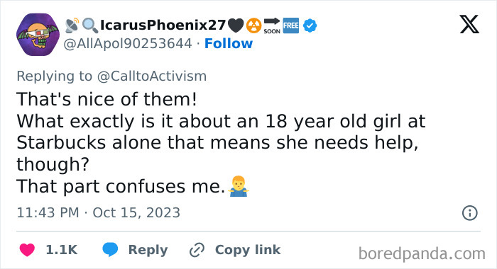 Starbucks Worker's "Secret Note" On A Cup To Save 18-Year-Old From A Random Guy Sparks Debate