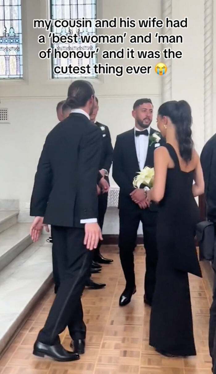 People Are Loving This Couple&rsquo;s Non-Traditional Choices For Best Man And Maid Of Honor