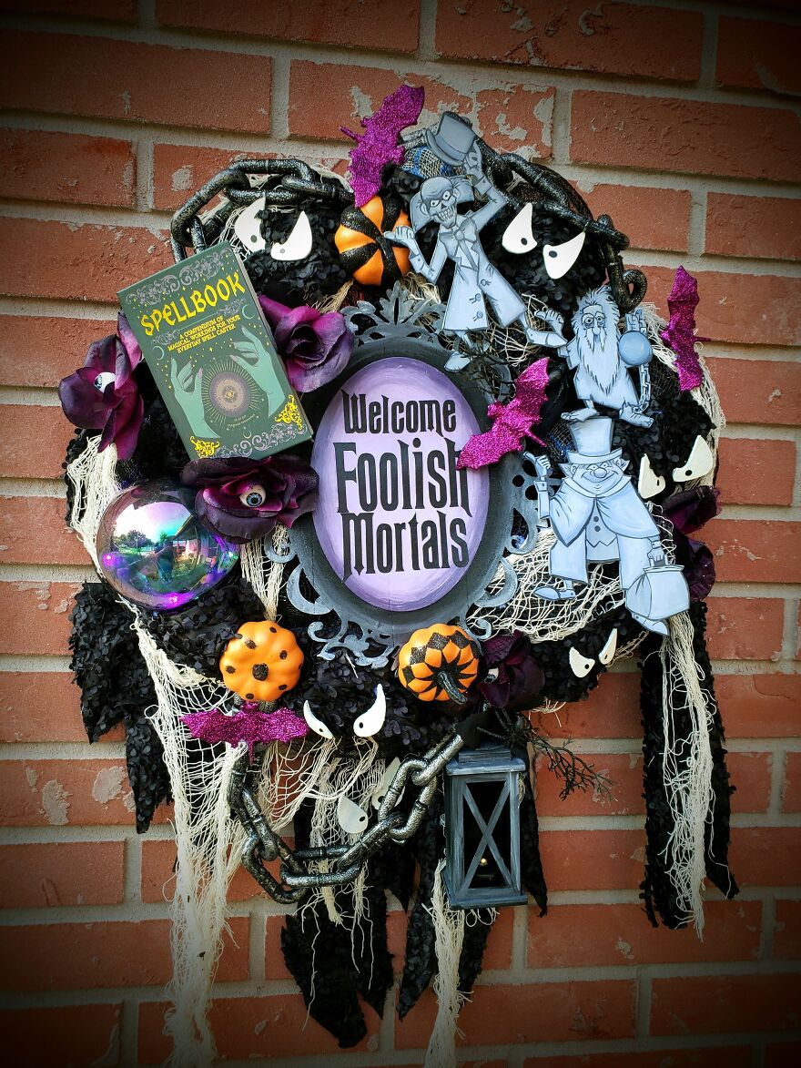 I Made Madam Leota Crystal Ball And Haunted Mansion Wreaths