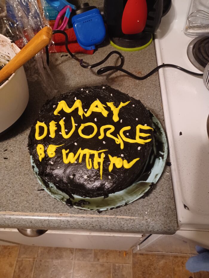 Cake Turned Out Fine, But It Spilled Into The Oven While Baking. House And I Smelled Like Burnt Cake For Days