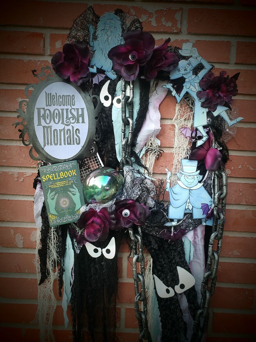 I Made Madam Leota Crystal Ball And Haunted Mansion Wreaths
