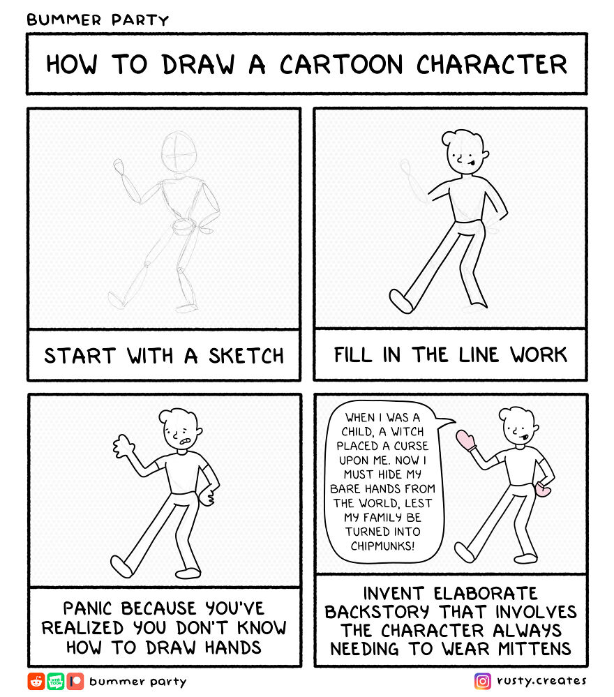 I Draw Sad, Silly Comics — Here Are 30 Of My Favorites From 2023