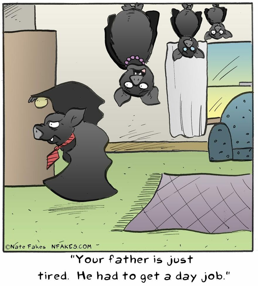 This Artist Can Tell A Joke In A Single Panel, Here Are His Best Works About Halloween (55 Pics)