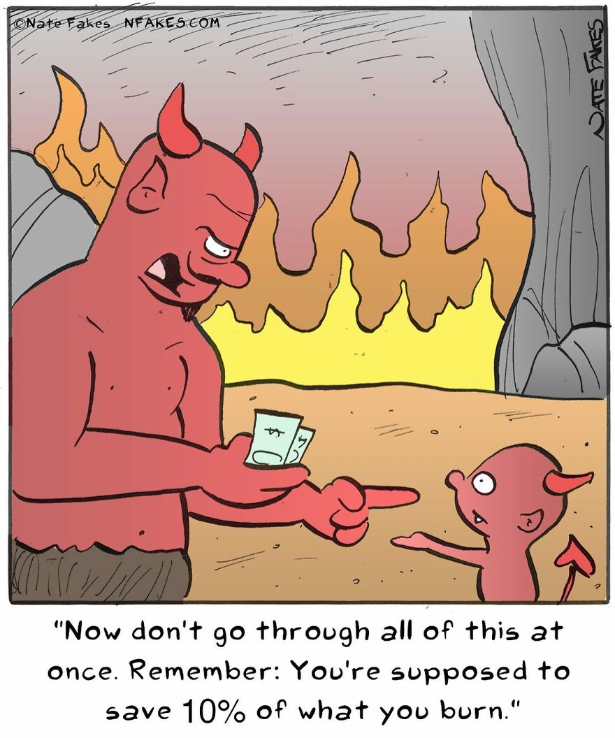 This Artist Can Tell A Joke In A Single Panel, Here Are His Best Works About Halloween (55 Pics)