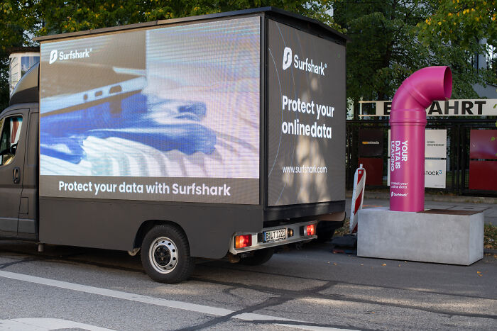 Leaking Pipe Stunt Challenges Big Tech On The Streets Of Munich Leaking Pipe Stunt Challenges Big Tech On The Streets Of Munich