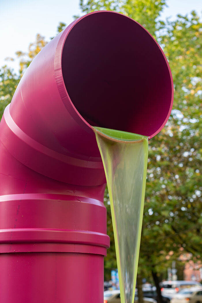 Leaking Pipe Stunt Challenges Big Tech On The Streets Of Munich Leaking Pipe Stunt Challenges Big Tech On The Streets Of Munich