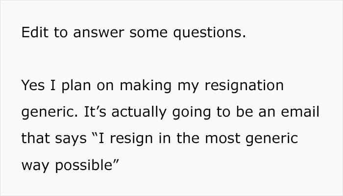 &ldquo;I Resign In The Most Generic Way Possible&rdquo;: Person Quits 20-Year Career After Boss&rsquo;s &ldquo;Feedback&rdquo; 