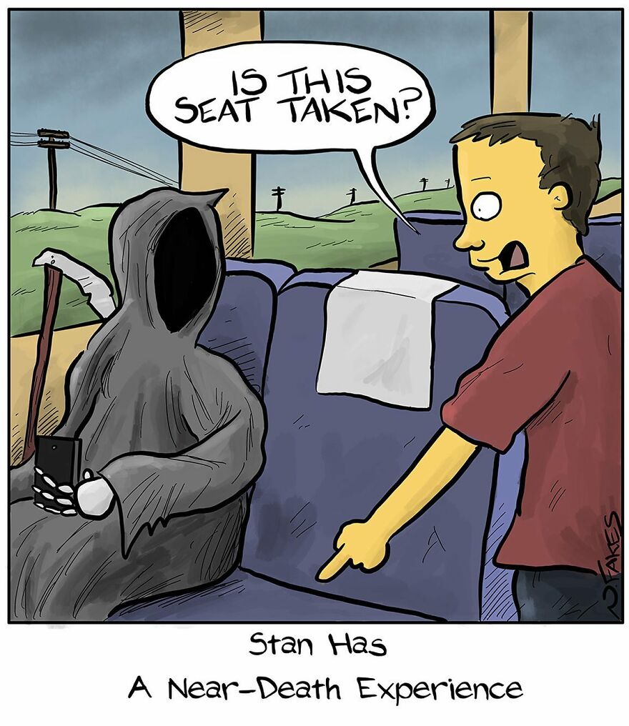 This Artist Can Tell A Joke In A Single Panel, Here Are His Best Works About Halloween (55 Pics)